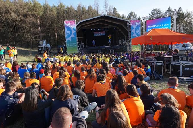 Espectacle durant els Campaments Generals de 2015.